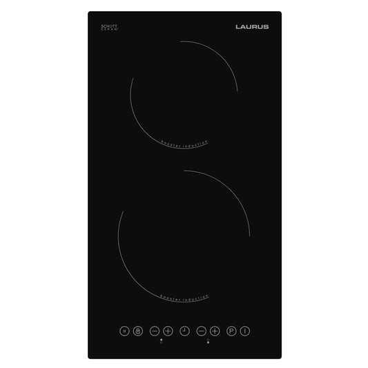 Induktion-Kochfeld Domino Laurus LIA30, Autark, 30 cm, 2 Zonen, Rahmenlos