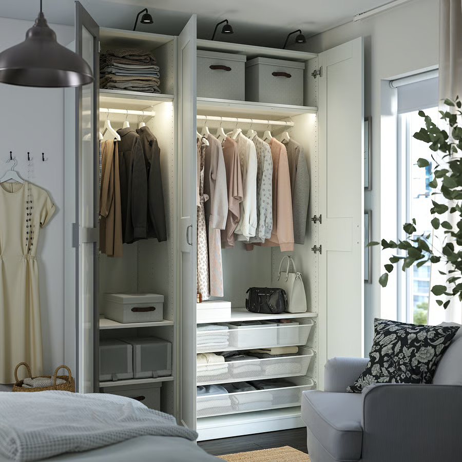 Pax/Kammartorp/Grimo Kleiderschrank 150x60x236cm
