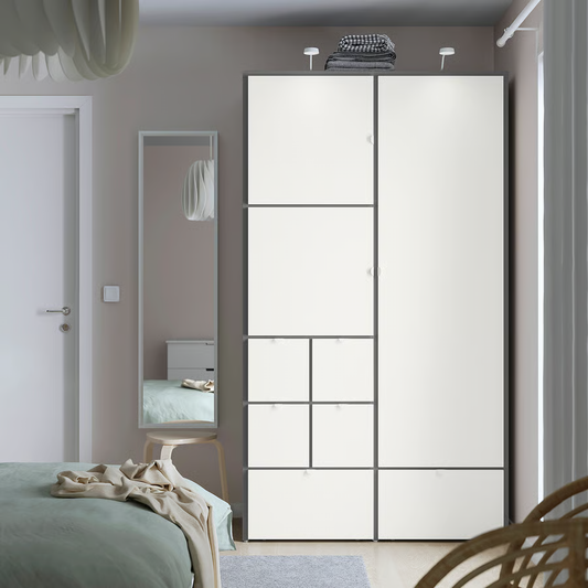 Visthus Kleiderschrank 122x59x216 cm