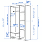 Brimes Kleiderschrank 117x190cm