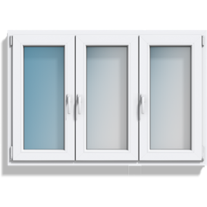 Veka dreiflügeligen Fenster