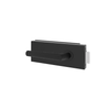 Glastürgriff Ganto 2GE-s Schwarz Matt Ink Bänder