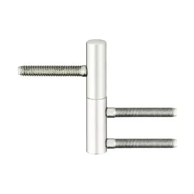 Bandoberteil für Innentüren mit 2 TLG Nickelfarben