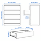 Malm Kommode 80x100cm