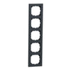 Merten 5 Fach Rahmen System M-Pure MEG40503614 anthrazit