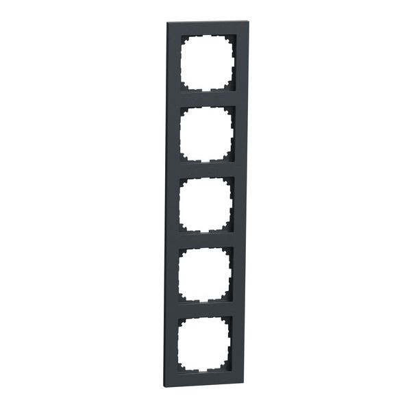 Merten 5 Fach Rahmen System M-Pure MEG40503614 anthrazit