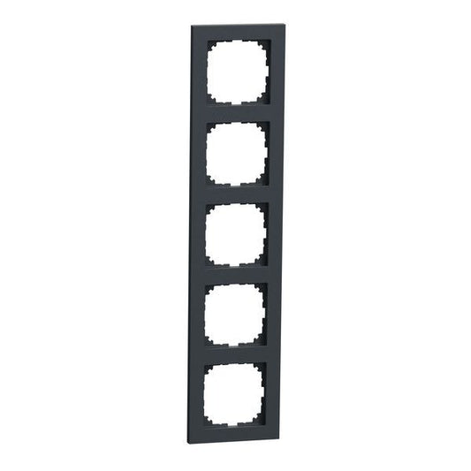 Merten 5 Fach Rahmen System M-Pure MEG40503614 anthrazit