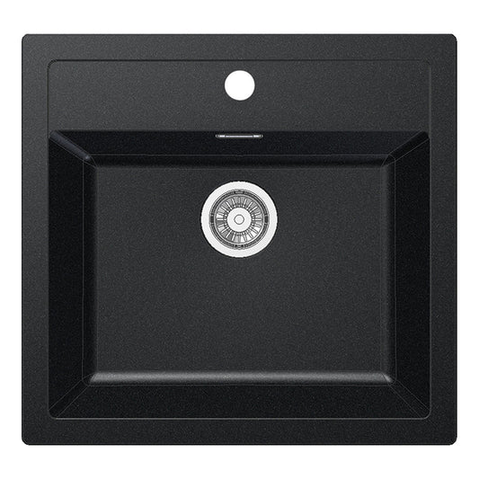 Spülbecken / Einbauspüle FRANKE Sirius SID610, Tectonite® Carbon, schwarz, 56 cm