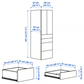 Smastad/Plasta Kleiderschrank 60x57x181cm