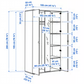 Vihals Kleiderschrank270x57x200cm