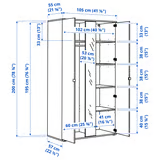 Vihals Kleiderschrank270x57x200cm