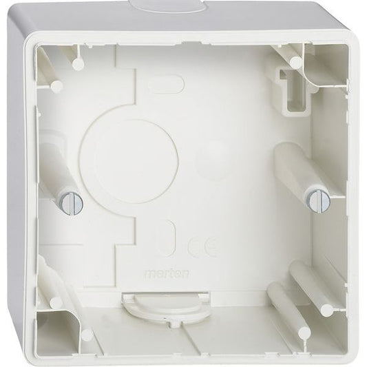 Merten 512119 Aufputz-Gehäuse 1-fach polarweiß M-Smart 1-M Artec Octoc