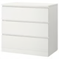 Malm Kommode 80x78cm