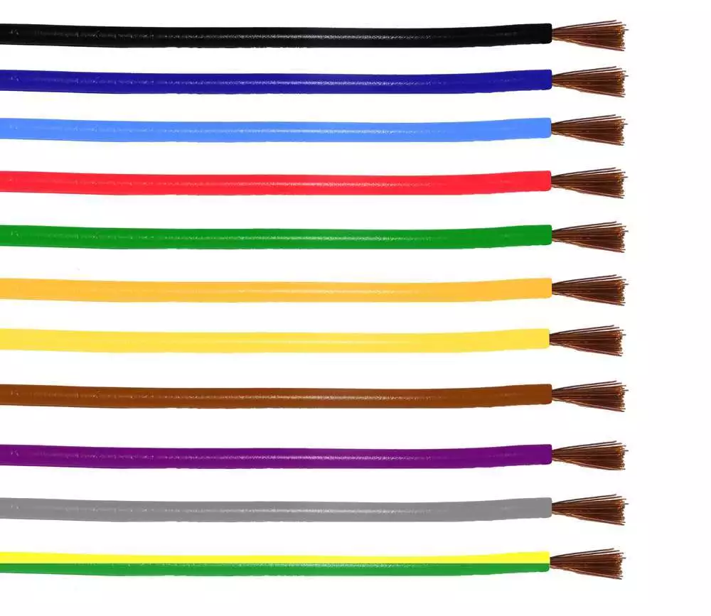 flexible Aderleitung H07V-K Verdrahtung 1x16 mm² div Farben Meterware Schnitt