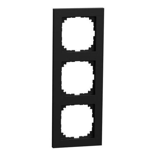 Merten 3 Fach Rahmen System M-Pure MEG40303603 schwarz matt