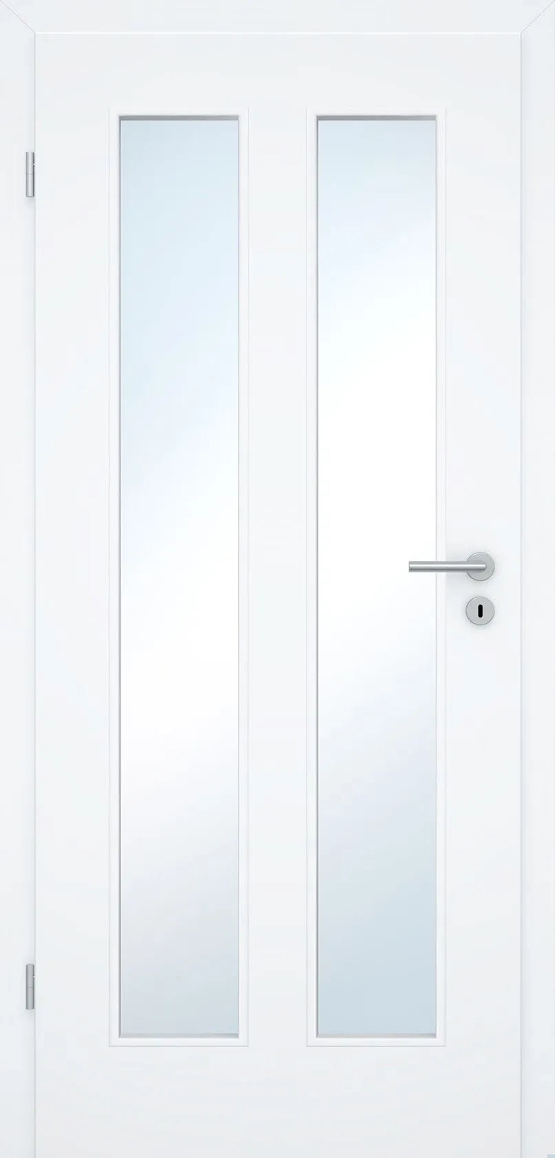 Innentür Weisslack 735mm eingebaut – Wohnzimmer Szenenbild