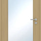 CPL Oberfläche Naturbeige – Nahaufnahme Holz-Effekt-Struktur beige