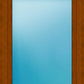 A square wood-framed picture frame with a smooth blue gradient center, shown against a white background.