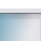 A close-up of a white rectangular frame or panel with a smooth light blue-to-white gradient insert, shown against a white background.