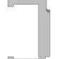 A technical line drawing of a C-shaped profile or channel section with a dimension label reading 60 mm above it, shown on a plain white background.