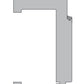 A technical dimension diagram of a C-shaped profile or channel section, showing a width measurement of 60 mm on a plain white background.
