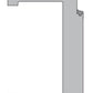 A technical profile drawing of a C-shaped channel section with a dimension label indicating 60 mm width, shown in gray on a white background.