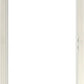 White window frame with glass on a white background