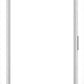 White door with ajar frame on a white background