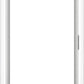 White door with ajar frame on a white background