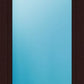 A tall rectangular frosted glass door panel with a dark brown frame, shown against a white background.