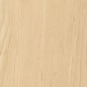 A close-up texture of a light beige wood grain surface.