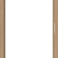 A light oak wood interior door frame with a recessed center, shown against a solid white background.
