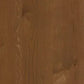 A close-up of a warm medium-brown wood grain surface with visible knots and natural texture.