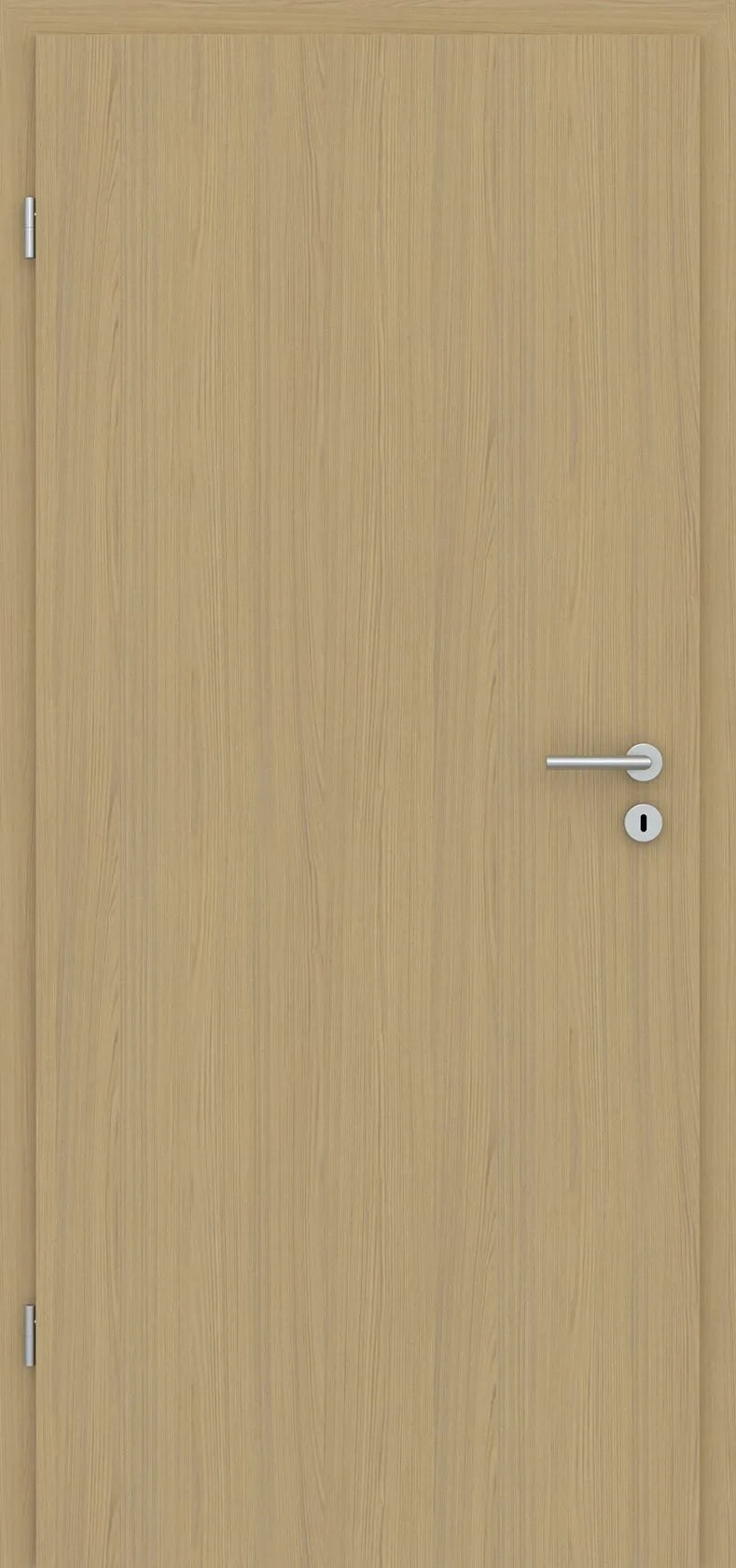 Innentür Naturbeige CPL mit Edelstahl-Türgriff – Gesamtansicht